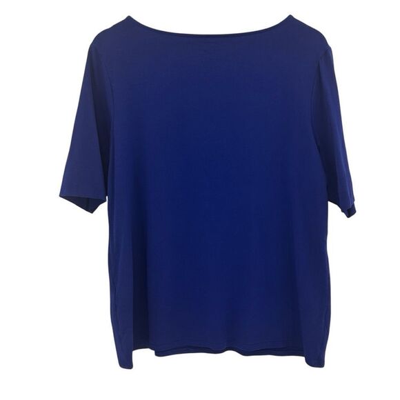 Chico‘s the ultimate tee in bold blue size extra large - Picture 3 of 6